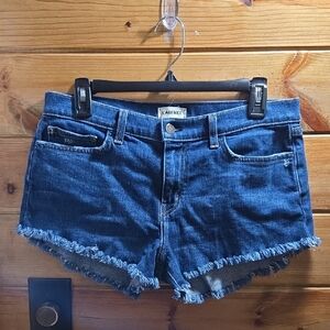 L'AGENCE the Zoe Cut Off Jean Shorts Sz 28 0336